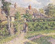 Camille Pissarro farmhouse oil painting reproduction